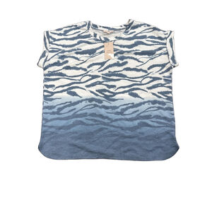 Women's Como Vintage Top XXL Blue White